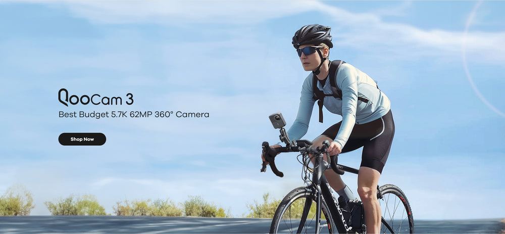 QooCam 3 5.7K 360 camera, capture every advanture from every angle