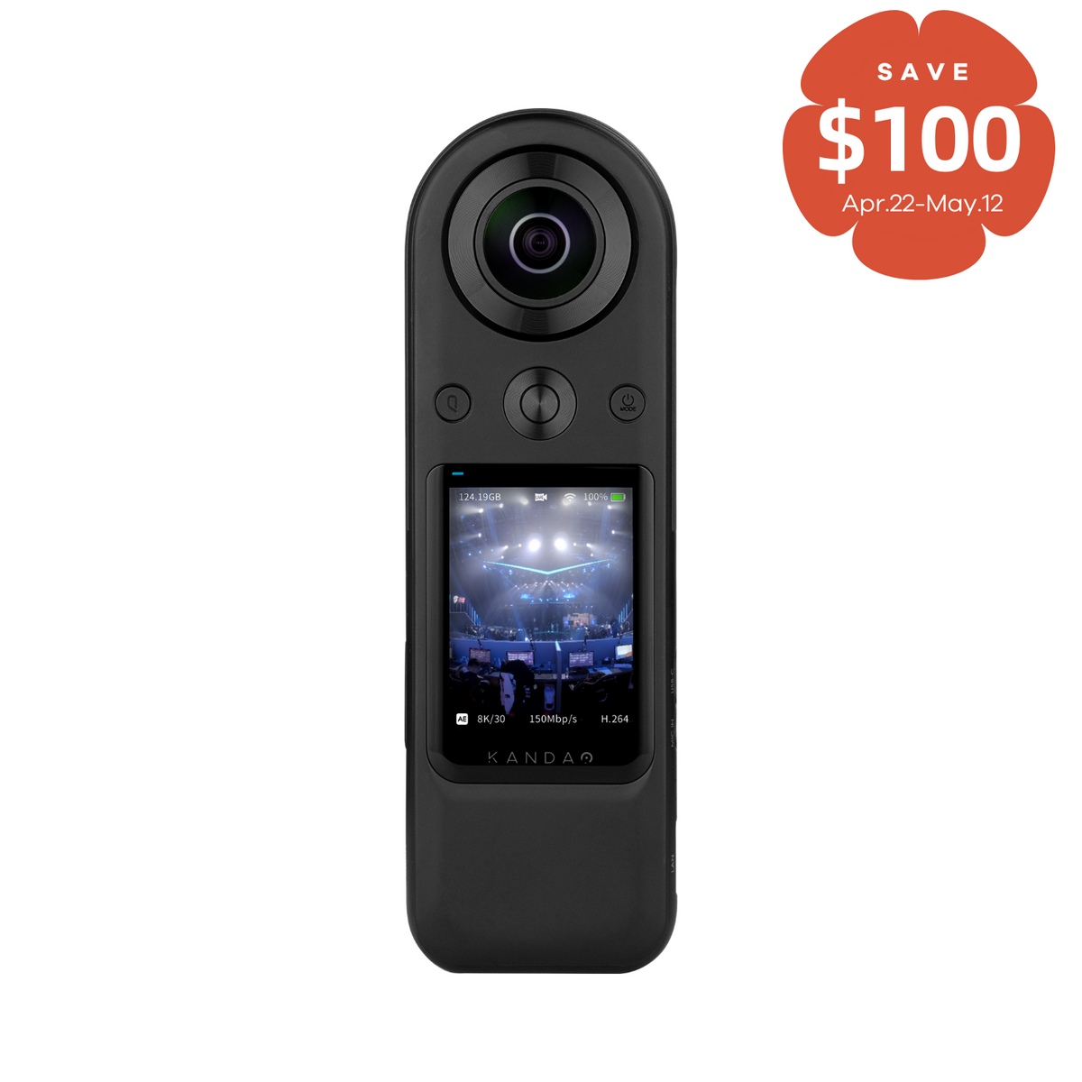 Kandao Qoocam 8k Enterprize 360度 ビデオカメラ 360度カメラ VRカメラ-