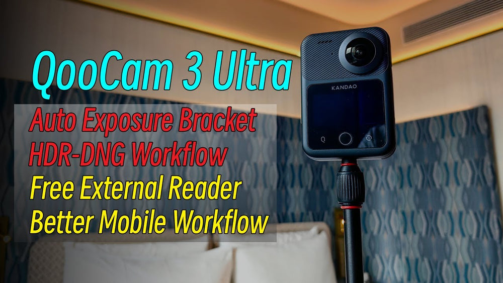 QooCam 3 Ultra Tutorial: Mastering AEB for the Ultimate Panoramic Image Quality