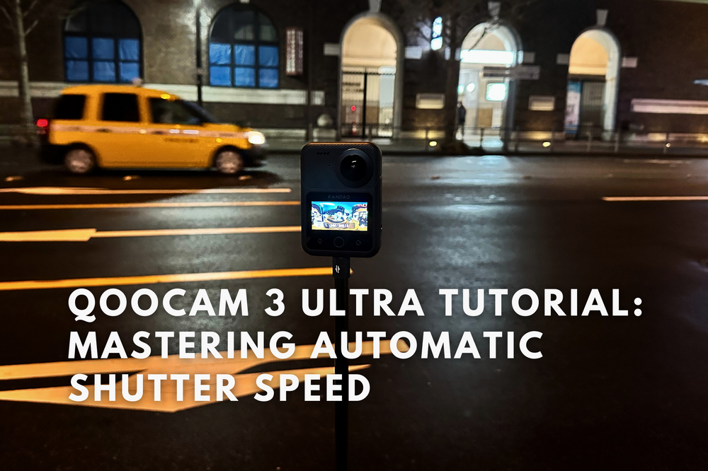 Mastering Automatic Shutter Speed on QooCam 3 Ultra