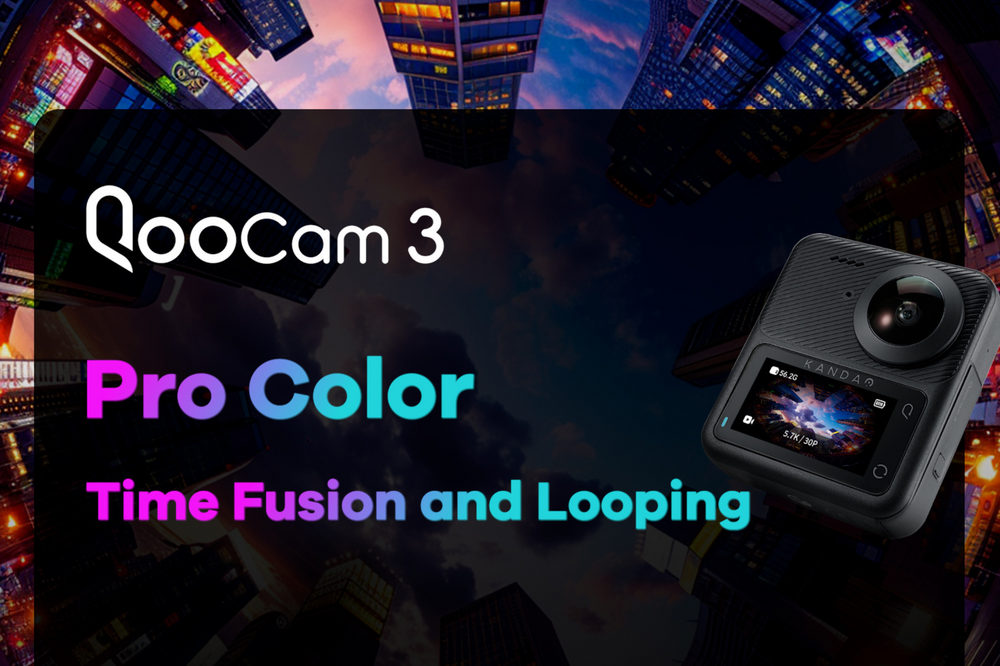 QooCam 3: Revamped Colors, Seamless Shots