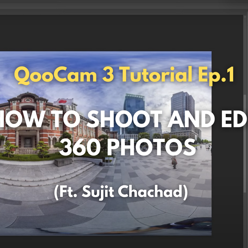QooCam 3 Tutorial - How to Shoot and Edit 360 Photos