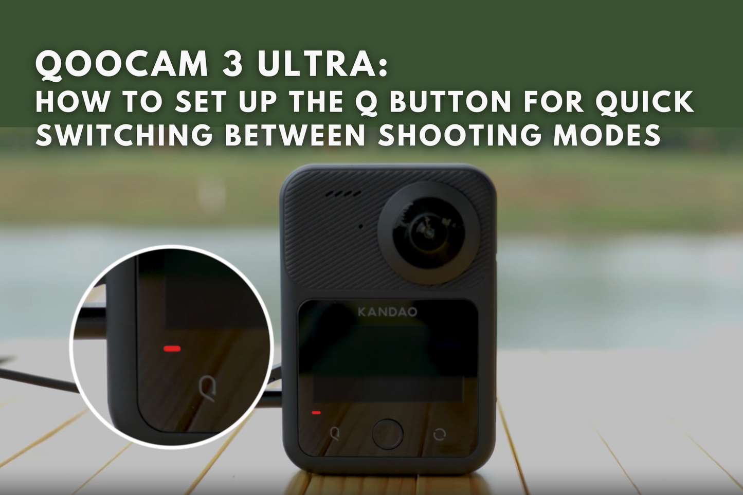 How to set up the Q button for quick switching between common shooting modes