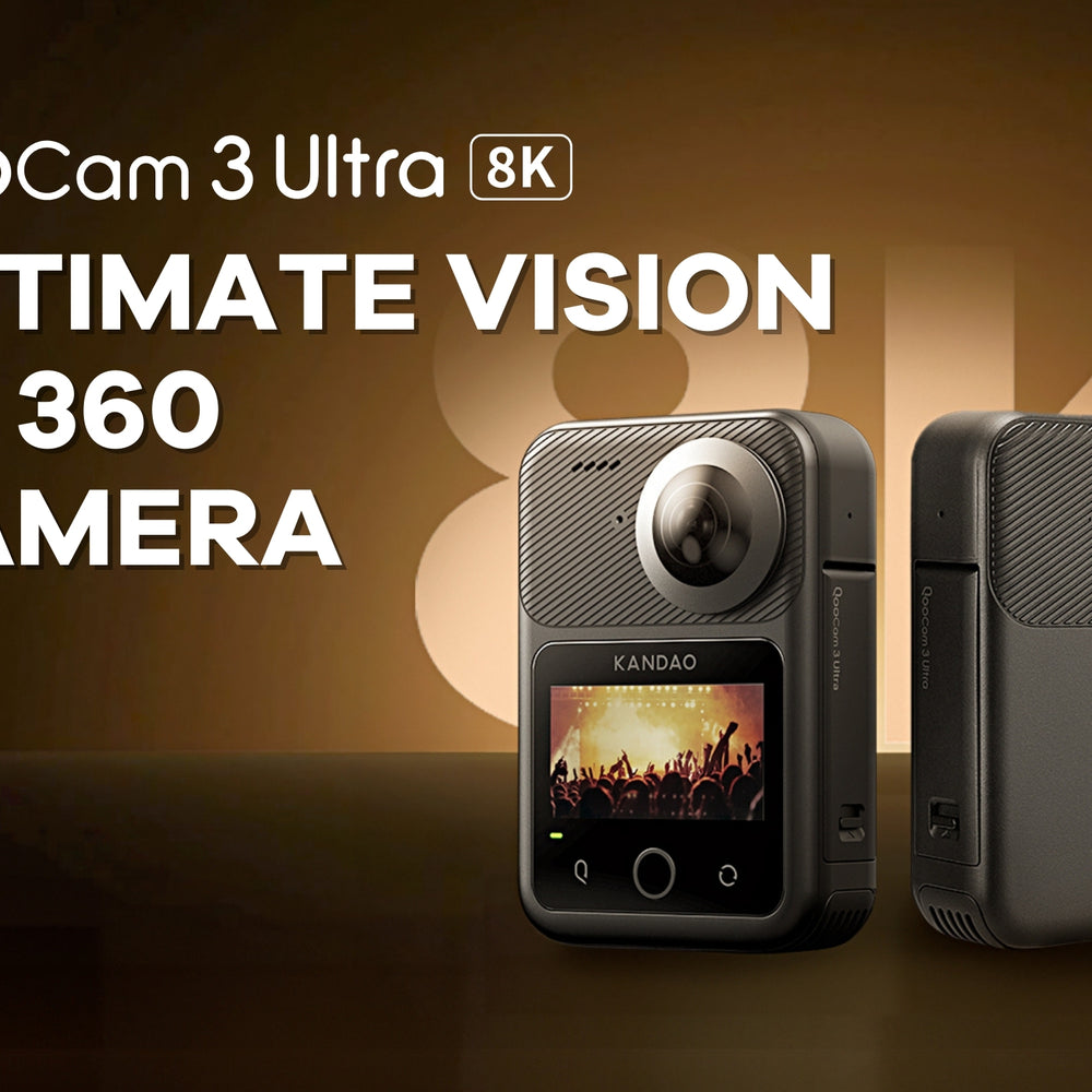 Kandao Technology Debuts the World's First 8K 10-bit HDR Portable 360 Camera: QooCam 3 Ultra