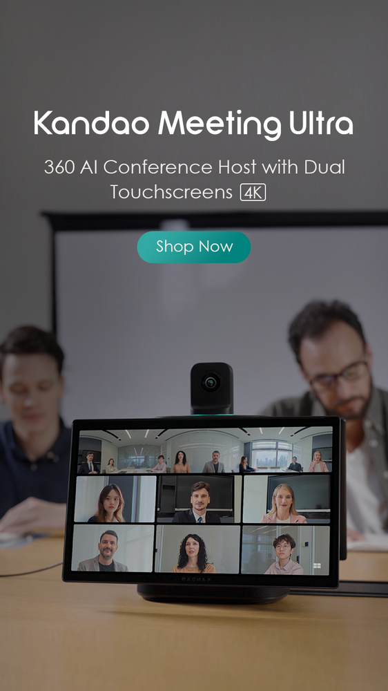 Kandao Meeting Ultra 4K 360 AI conferencing camera