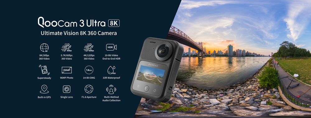 QooCam 3 Ultra 8K 360 Camera