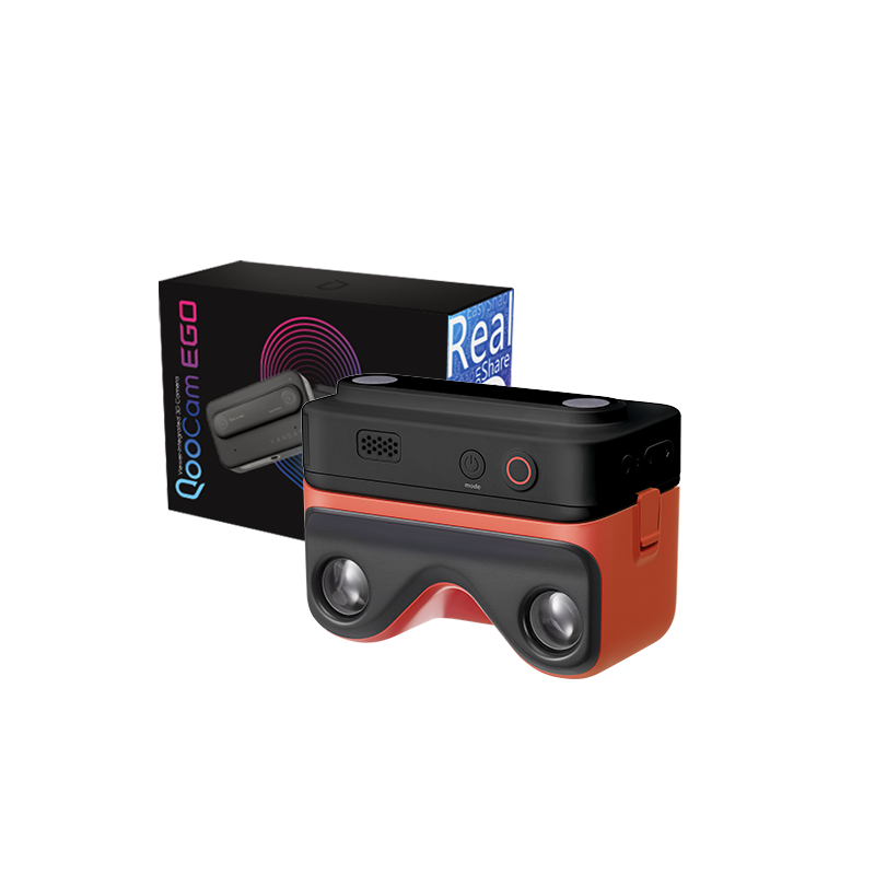 
                  
                    Viewer-Integrated 3D Camera QooCam EGO 
                  
                
